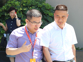 商務局葉局、范局、殷處長等領導親臨橙樹指導外貿(mào)跨境電商工作